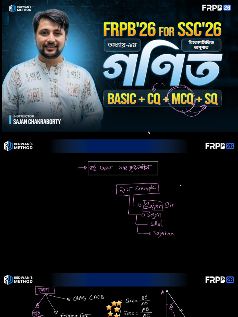 Chapter - 9 - Frpb-Math Class Slide | PDF