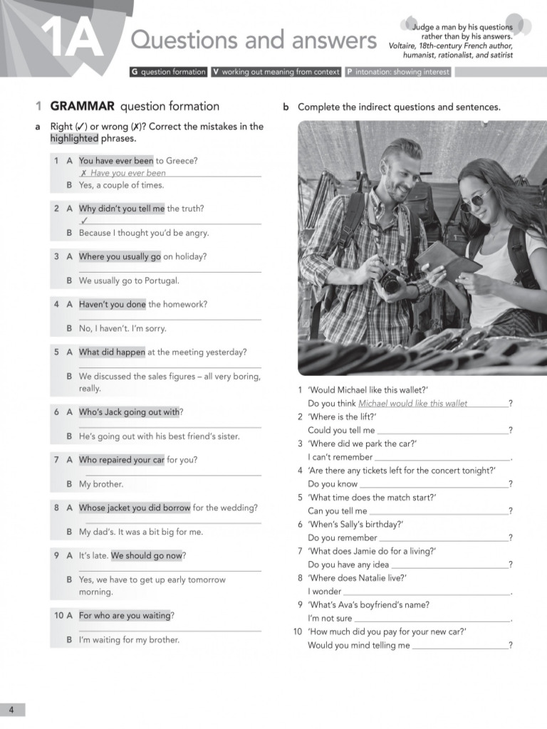 Upper Intermediate Workbook 1A | PDF