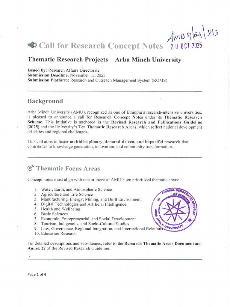 Call For Concept Updated | PDF