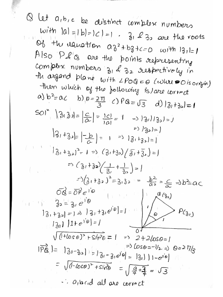 Complex Numbers 5th Class | PDF