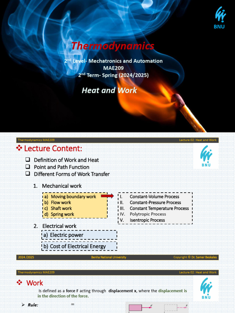 Thermodynamics: Heat and Work Explained | PDF | Heat | Temperature