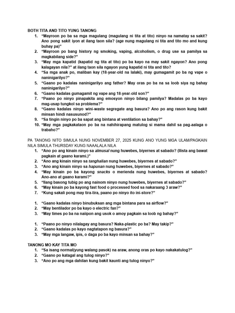 Last Questions Na Ito | PDF