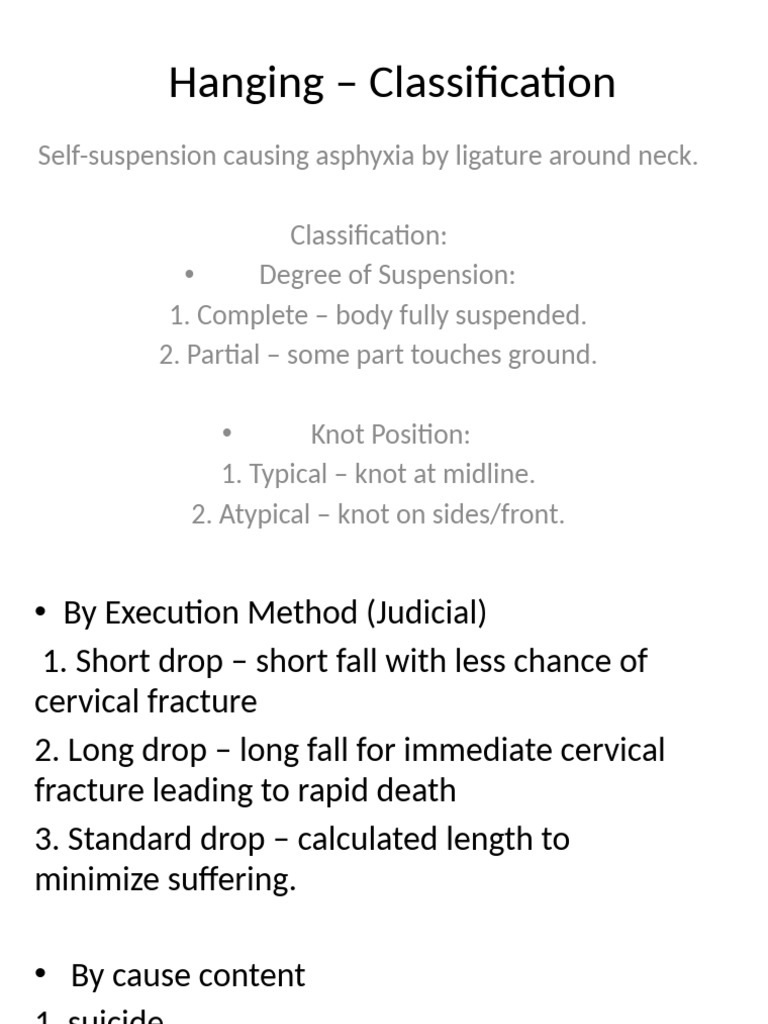 Aparna - Classification of Hanging Final | PDF
