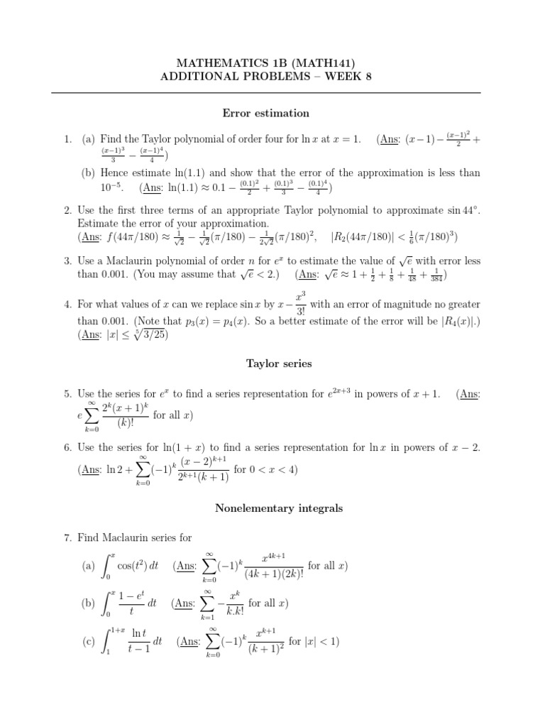 Add Probs Week 8 | PDF | Mathematical Relations | Mathematics Of Computing
