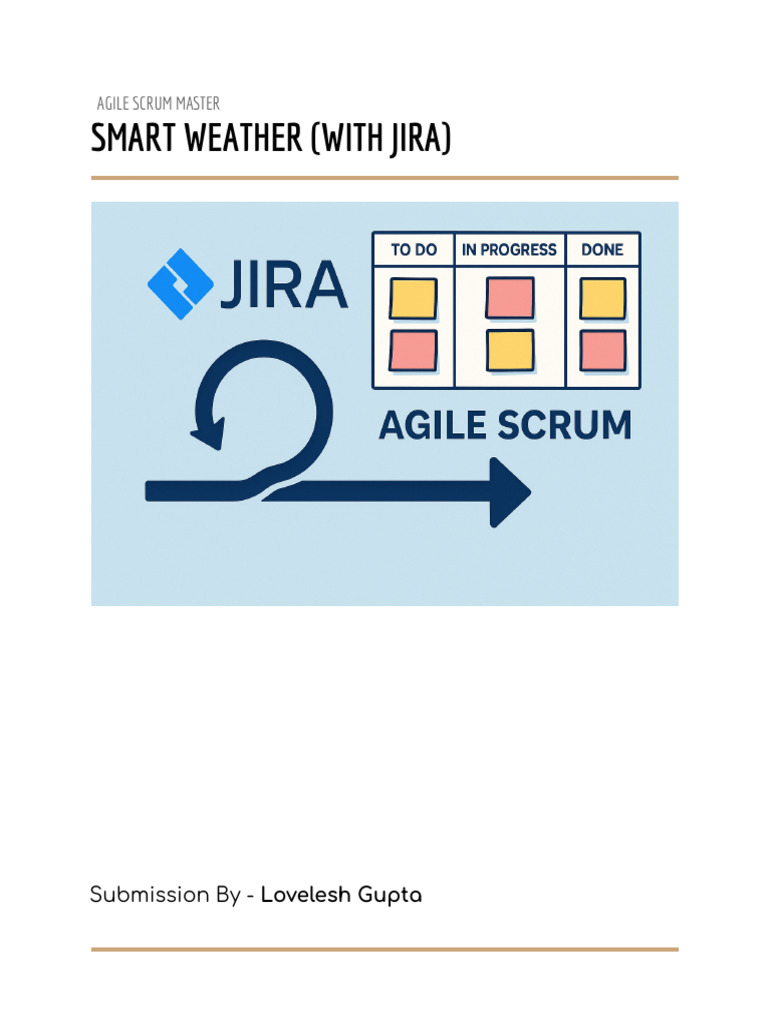 Agile Scrum Project: Smart Weather Insights | PDF | Scrum (Software ...