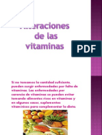 Alteraciones de Las Vitaminas