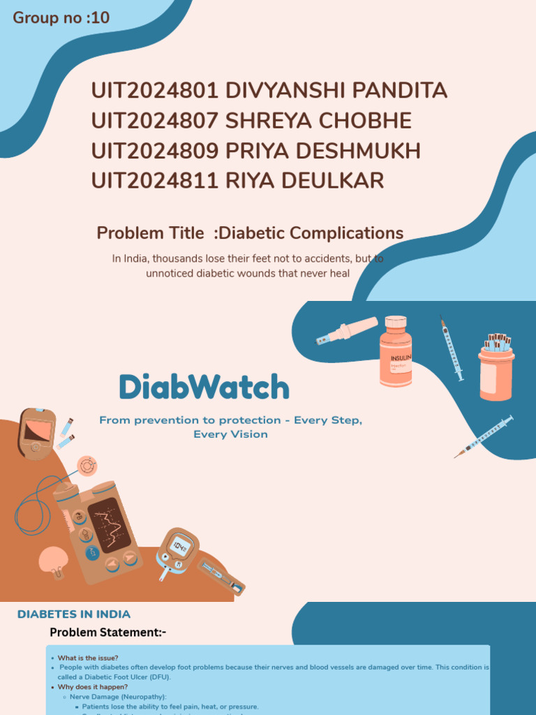 Early Detection of Diabetic Foot Ulcers | PDF | Diabetes | Hospital