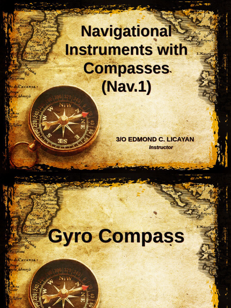 Gyro Compass: Operation & Errors Explained | PDF | Rotation | Gyroscope
