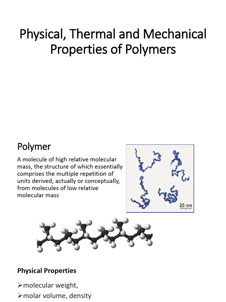 Mechanical Properties of Polymers | PDF | Polymers | Materials Science