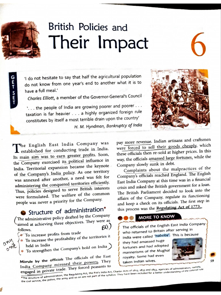 CH-6BritishPoliciesandTheirImpact | PDF