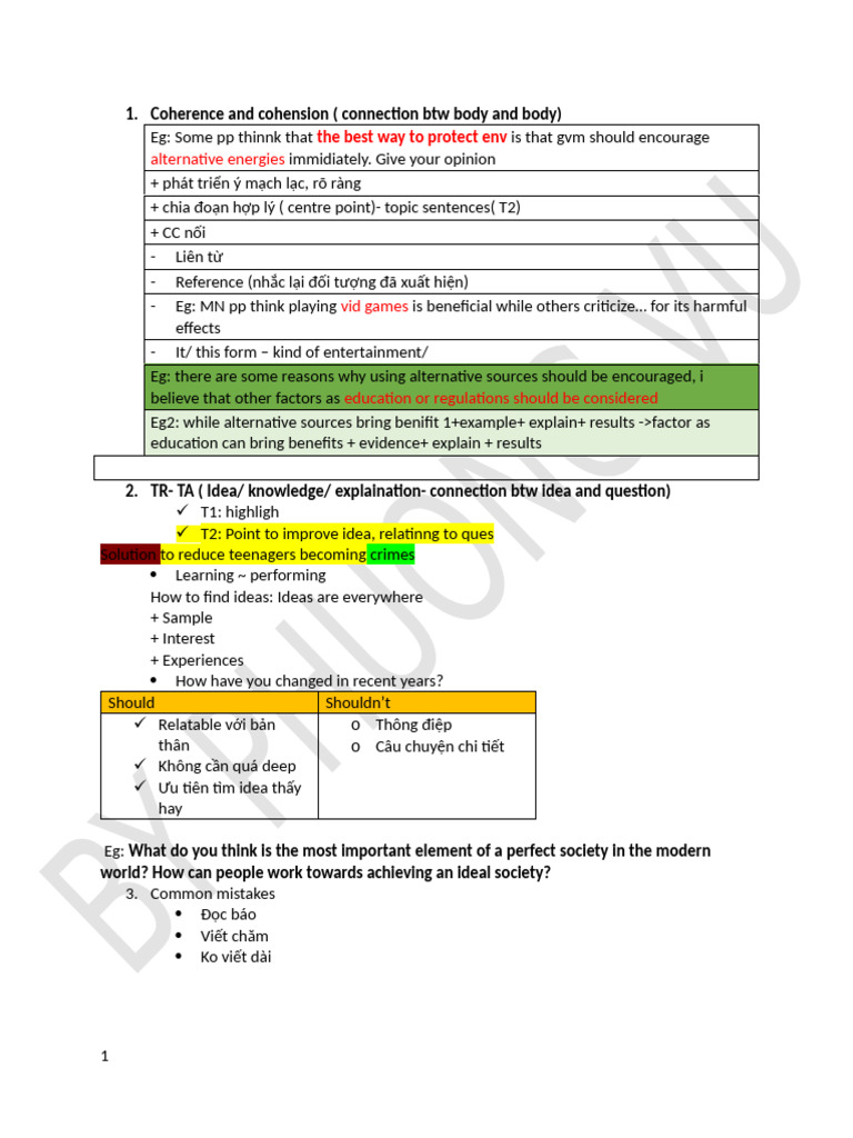 Writing Structure | PDF