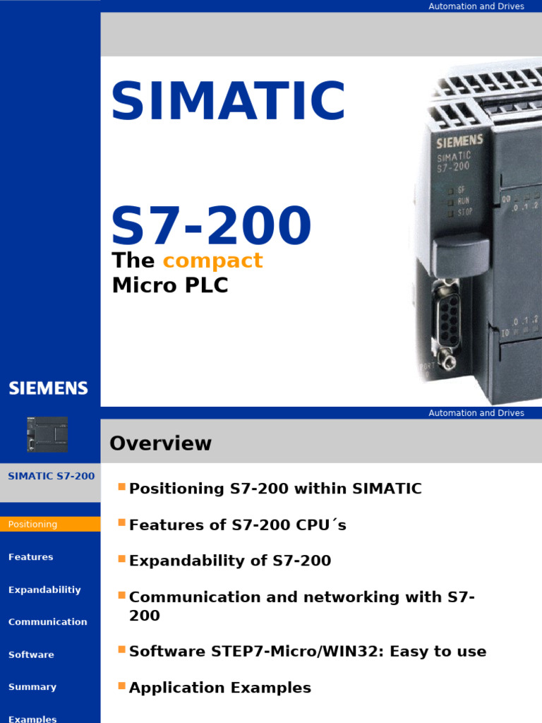 200_e | PDF | Programmable Logic Controller | Automation