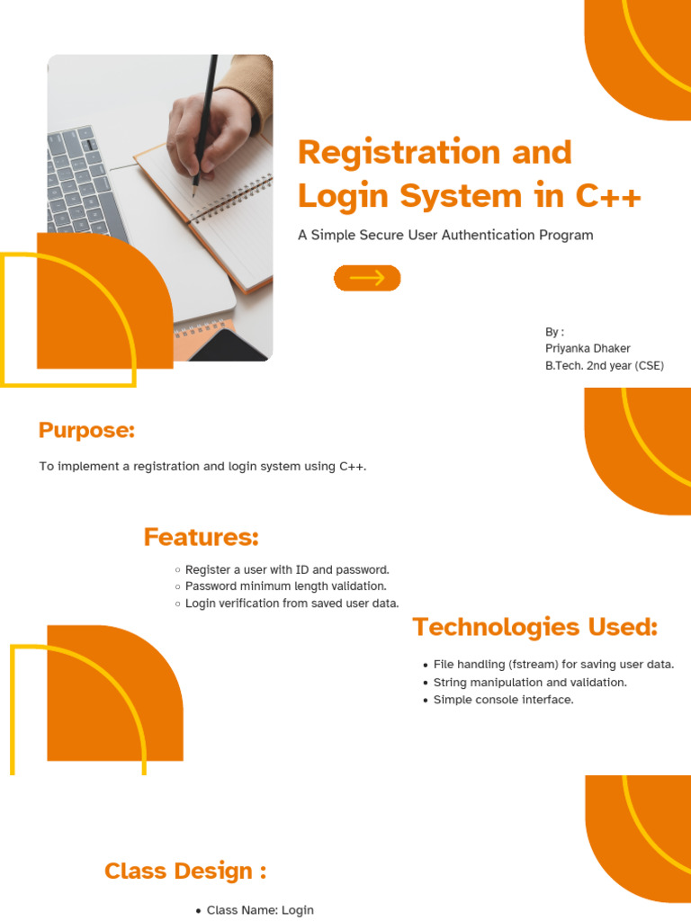 C++ User Authentication System Guide | PDF | Password | String ...