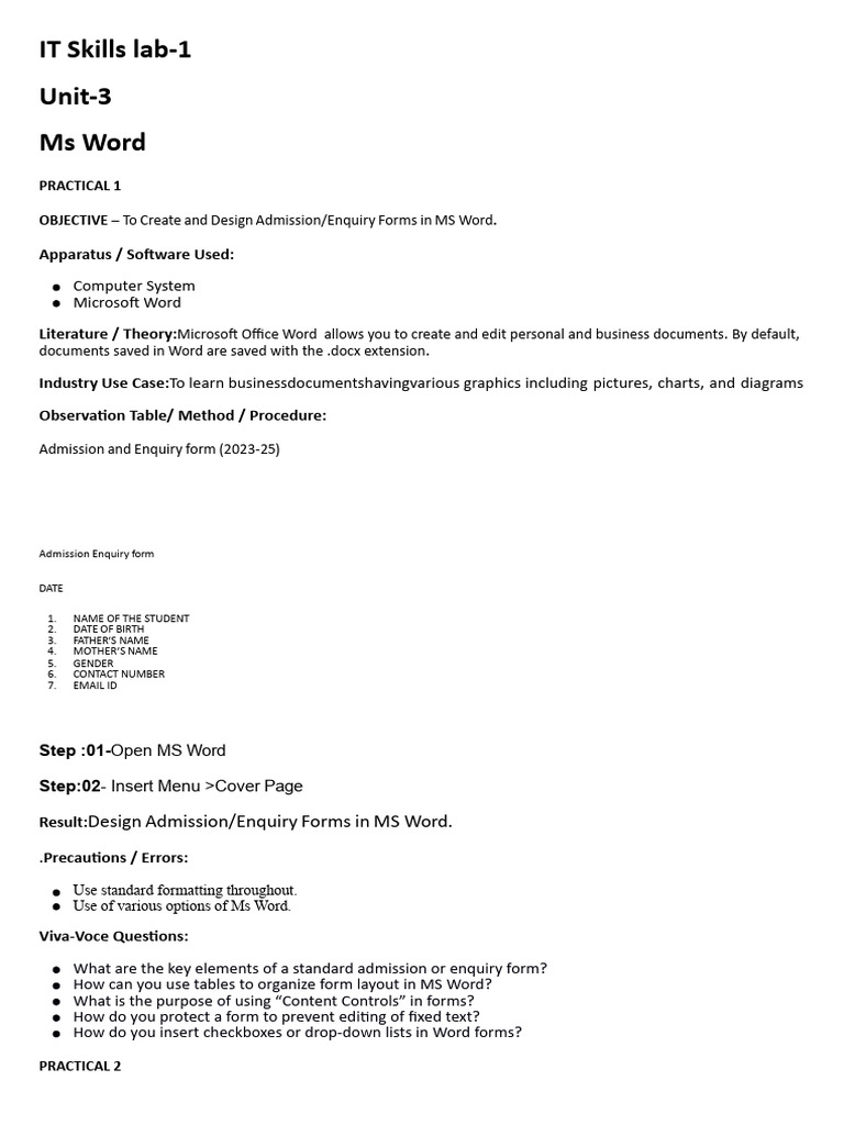 IT Skills Lab-1 (Ms Word Practicals) .Docx - 20251210 - 182405 - 0000 ...