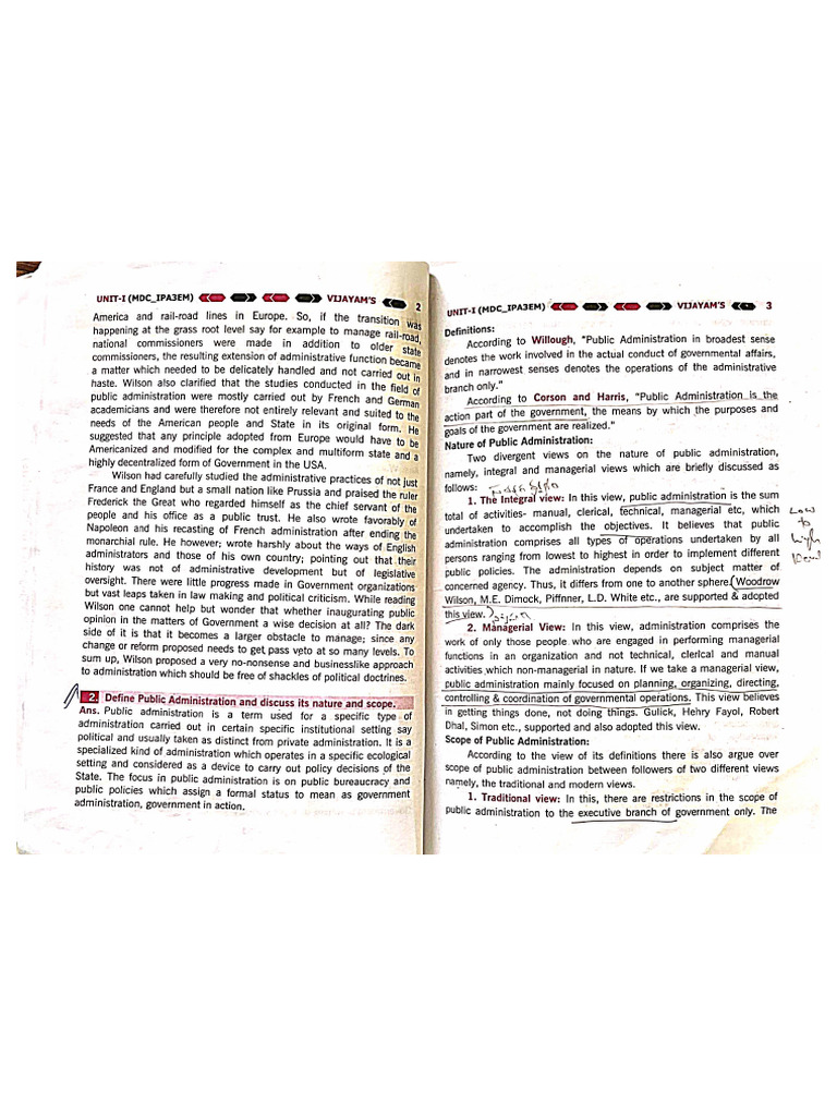 Public Administration 3 Units | PDF