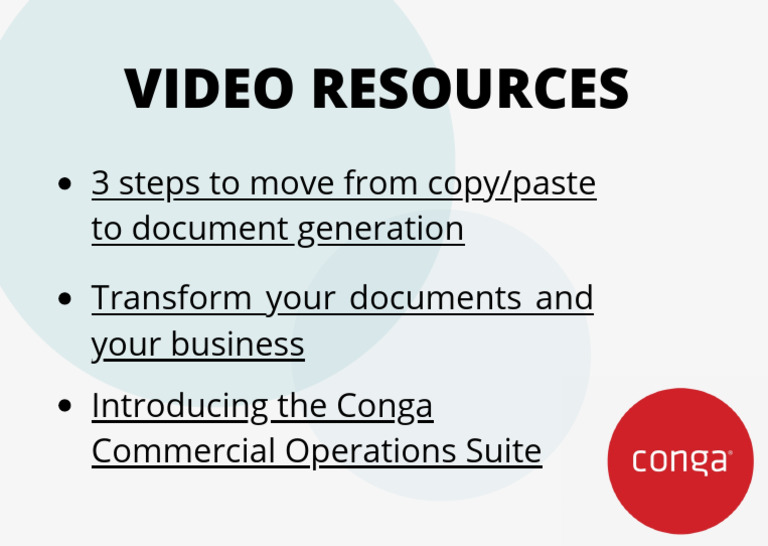 Conga Card 1634021025854 | PDF
