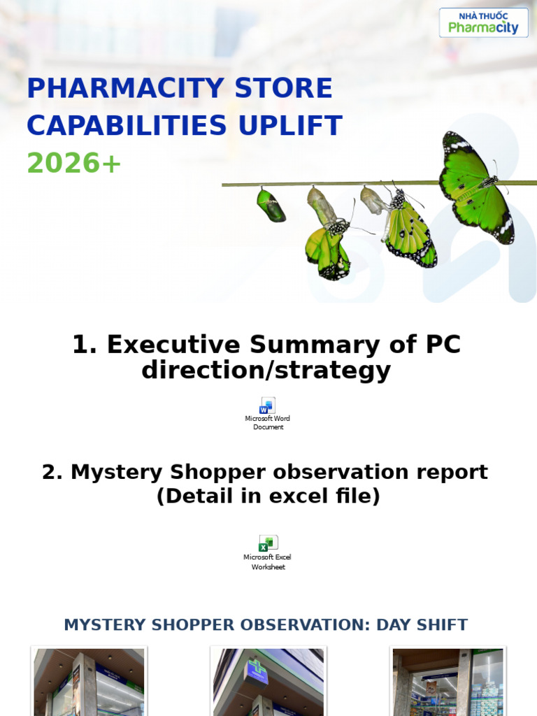 Pharmacity Store Capabilities Uplift 2026 | PDF | Leadership | Retail