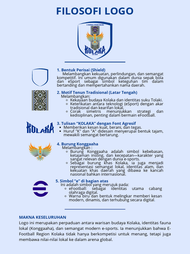 Filosofi Logo eFootball Kolaka | PDF