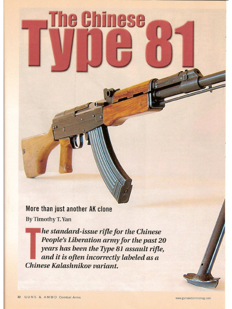 The Chinese Type 81 Rifle Showcase Guns and Ammo Magazine | PDF