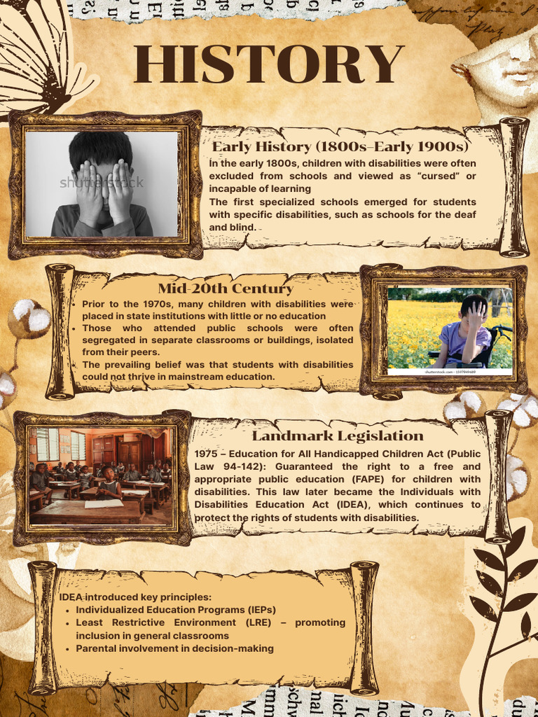 Evolution of Special Education Laws | PDF | Inclusion (Education ...