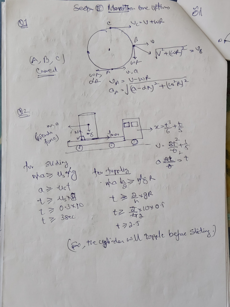 Rotation Test 2 Solutions | PDF
