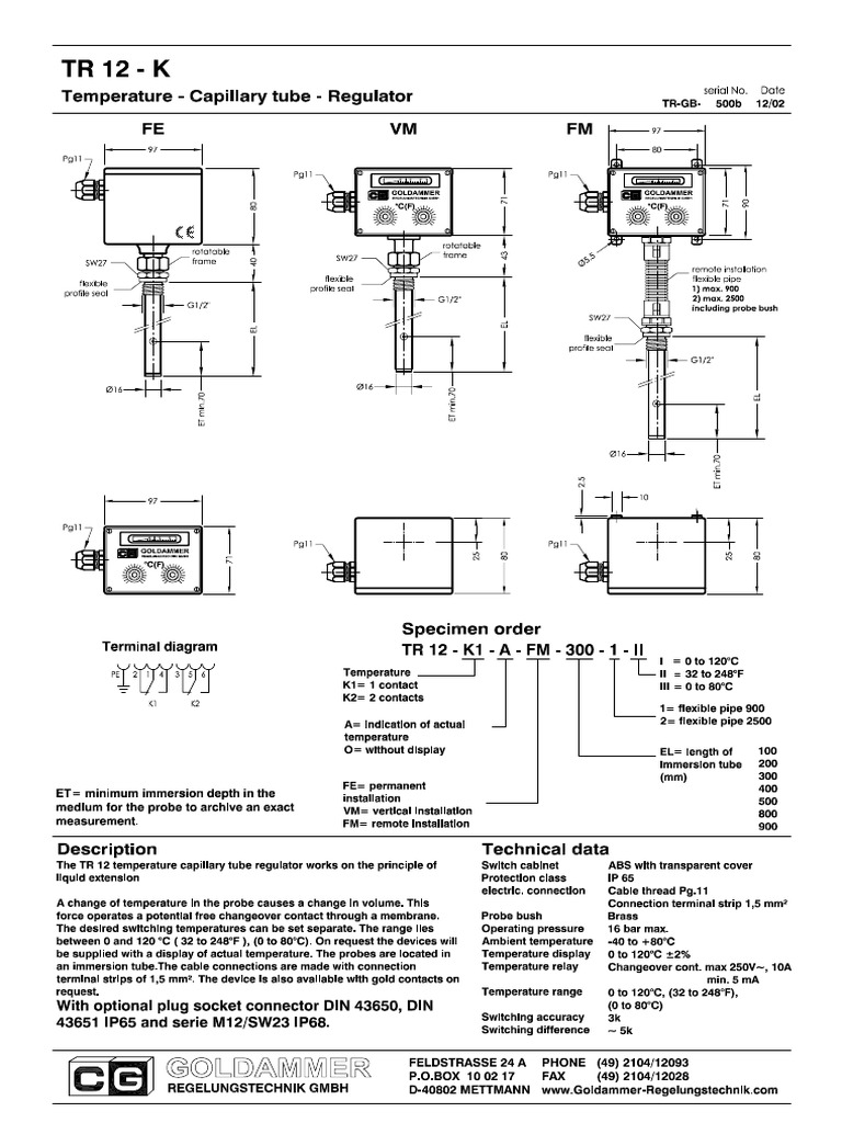 TR12 K | PDF