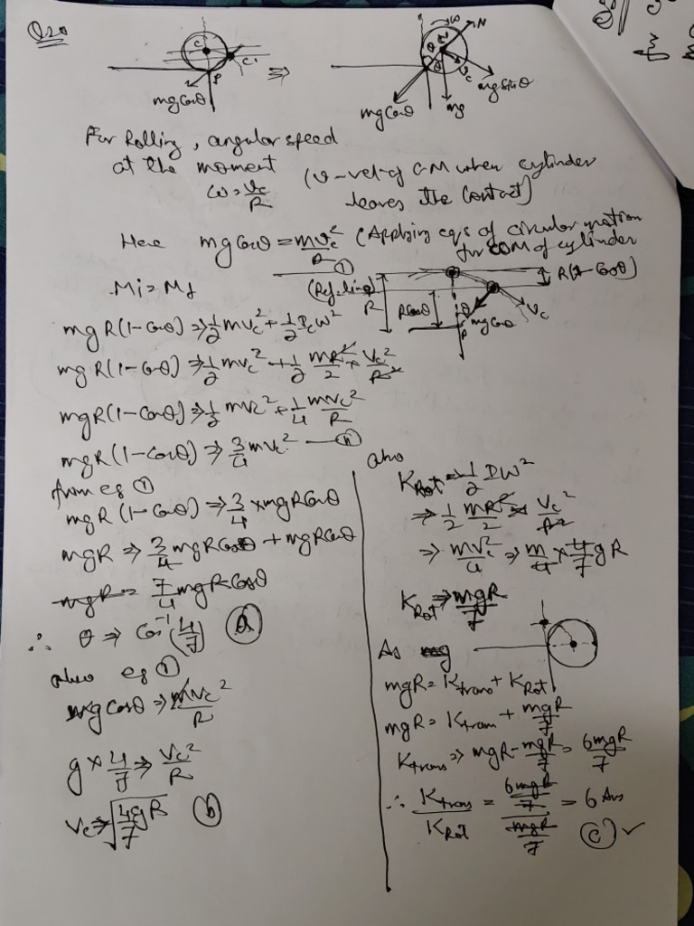 Rotation Test 3 Solutions | PDF