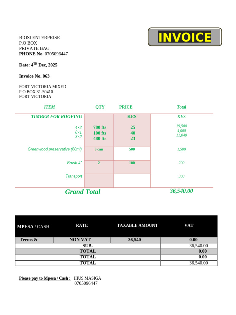 Invoice | PDF