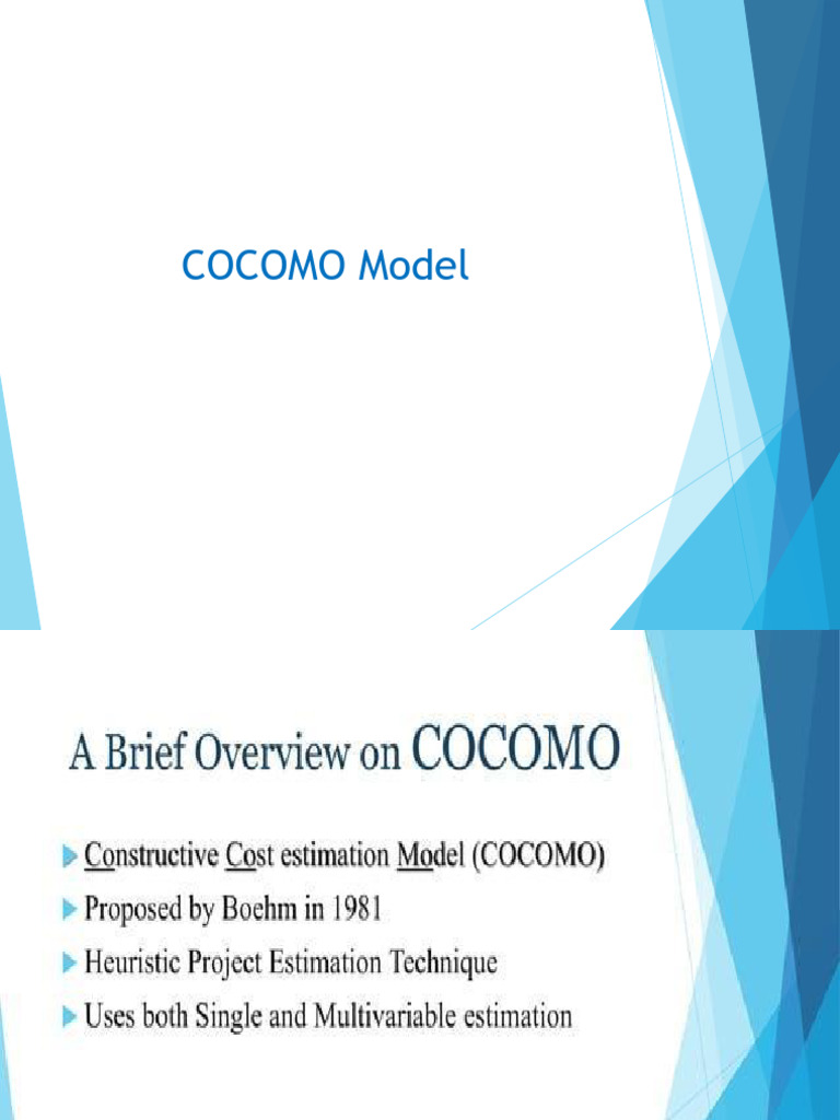 Cocomo Model | PDF