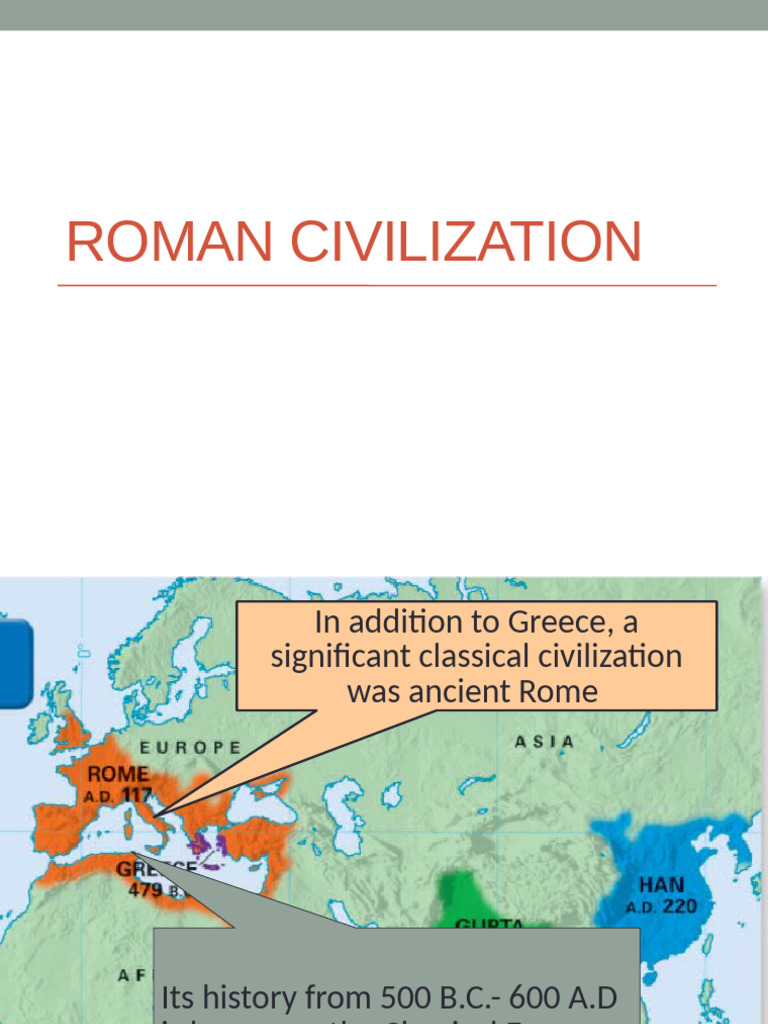 Overview of Ancient Roman Civilization | PDF | Ancient Rome | Roman Empire