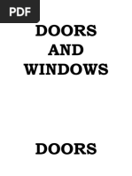 18 Door Types for Building Construction | PDF | Door | Framing ...