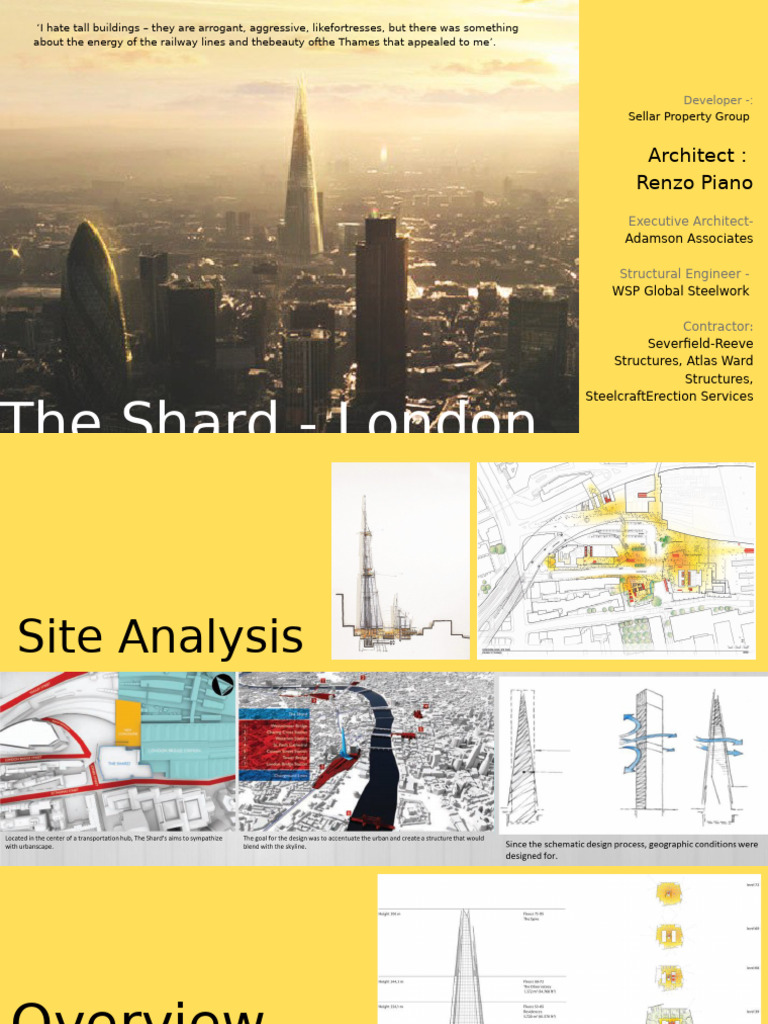 The Shard: Architectural Overview and Structure | PDF | Building ...