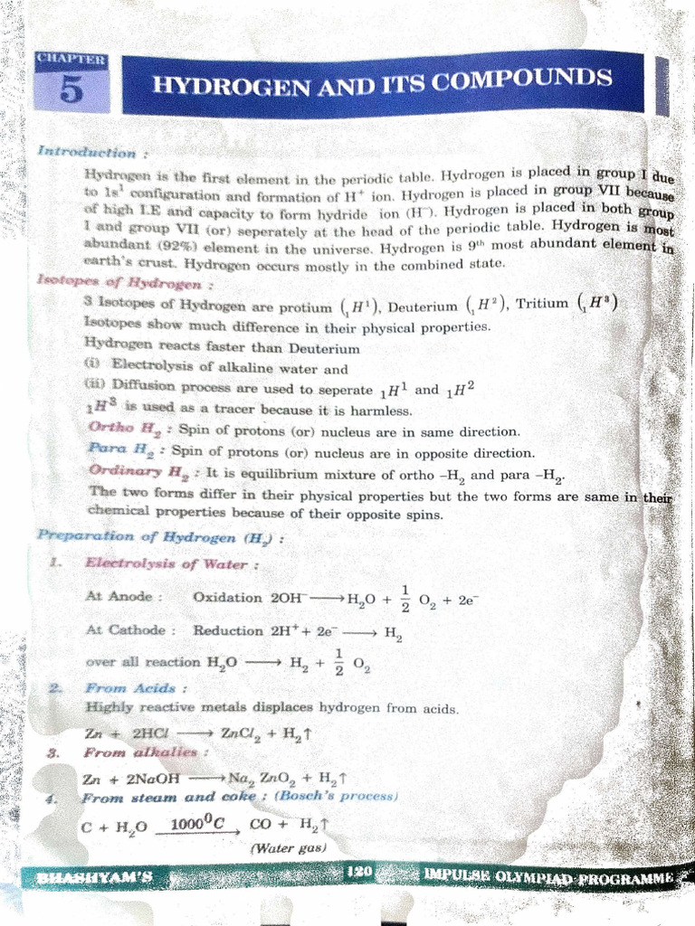 Hydrogen | PDF