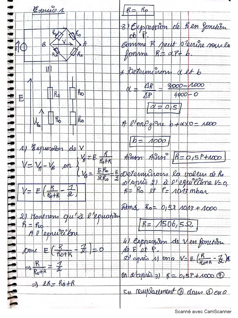 TD Capteurs 1 | PDF