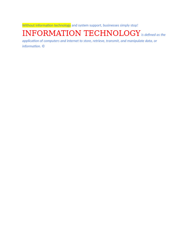 IT-1 | PDF
