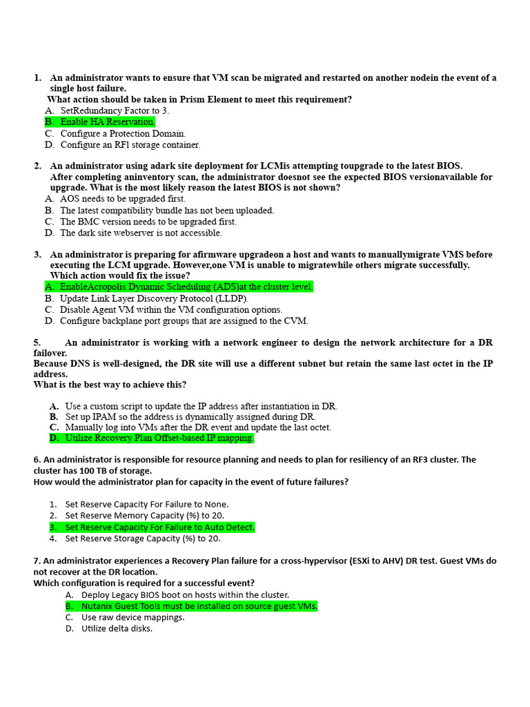 Nutanix VM Management and DR Best Practices | PDF | Virtual Machine ...