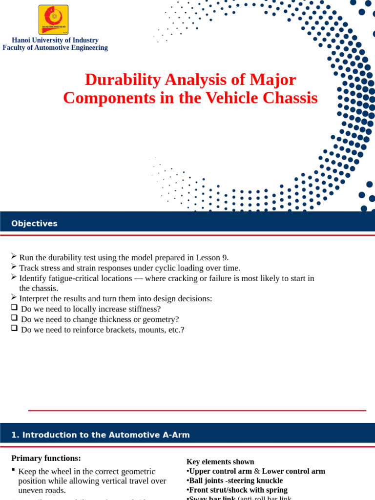 Lesson5. Static Durability Analysis_A Arm (1) | PDF | Mechanical ...