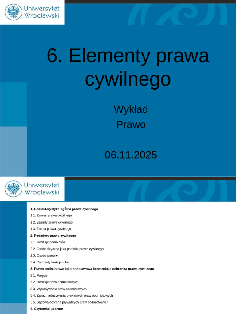 Elementy Prawa Cywilnego | PDF