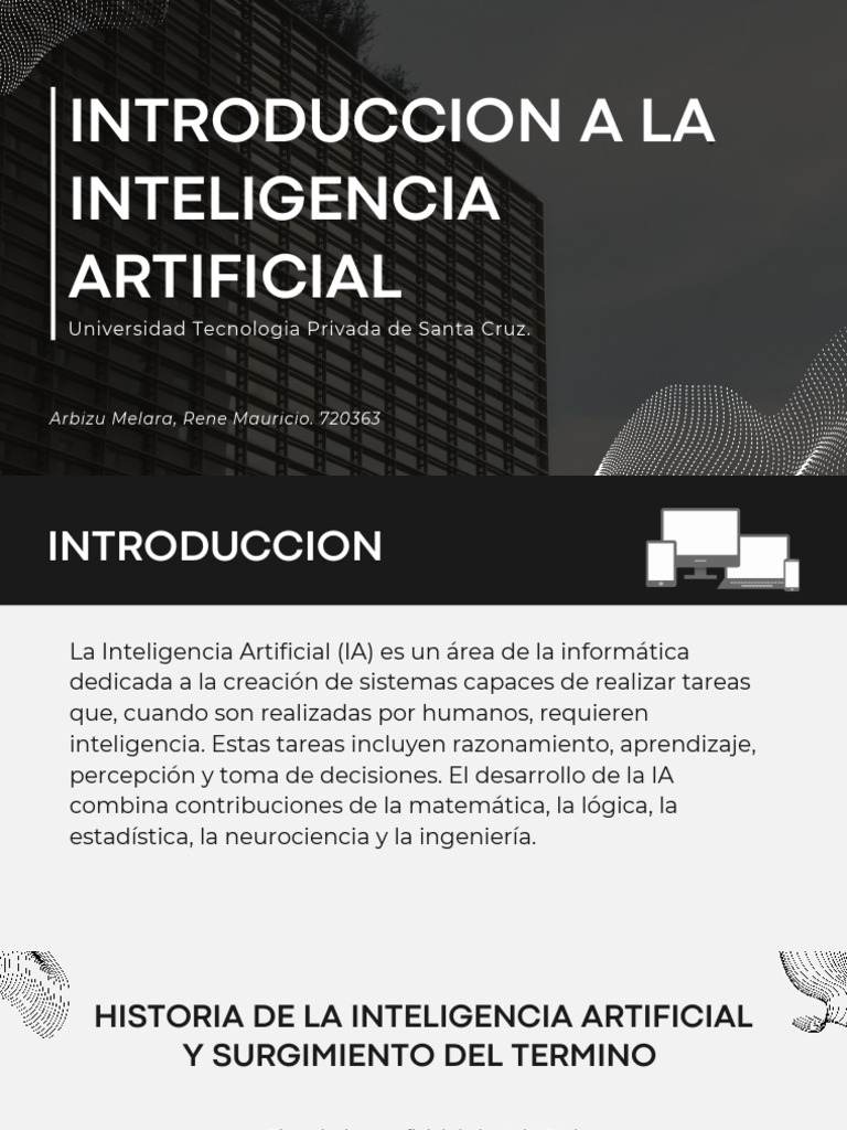 Introducción a la Inteligencia Artificial | PDF | Inteligencia ...