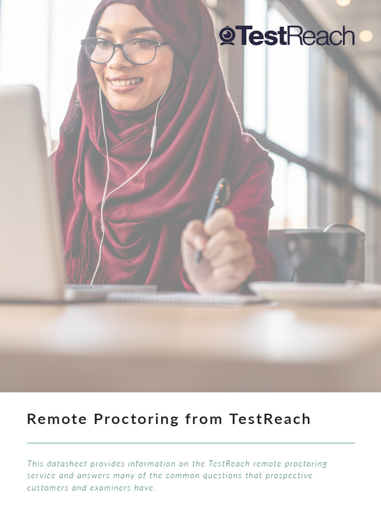 TestReach Remote Proctoring Overview | PDF