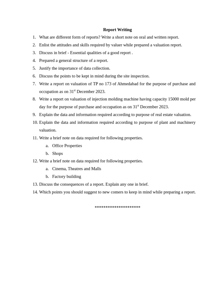 Comprehensive Guide to Report Writing | PDF