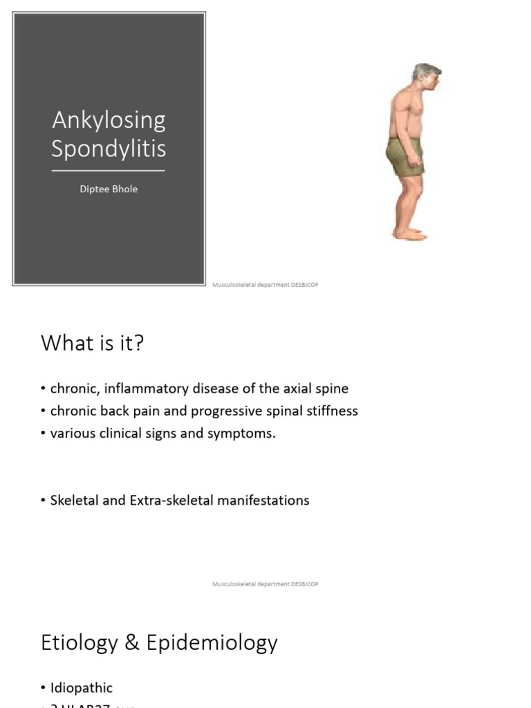 Ank Spond | PDF | Diseases And Disorders | Medical Specialties