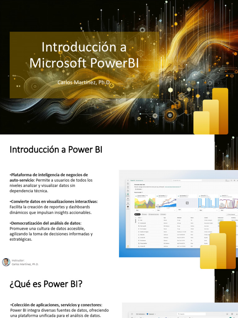 Introducción a Microsoft Power BI | PDF | Inteligencia de negocios ...