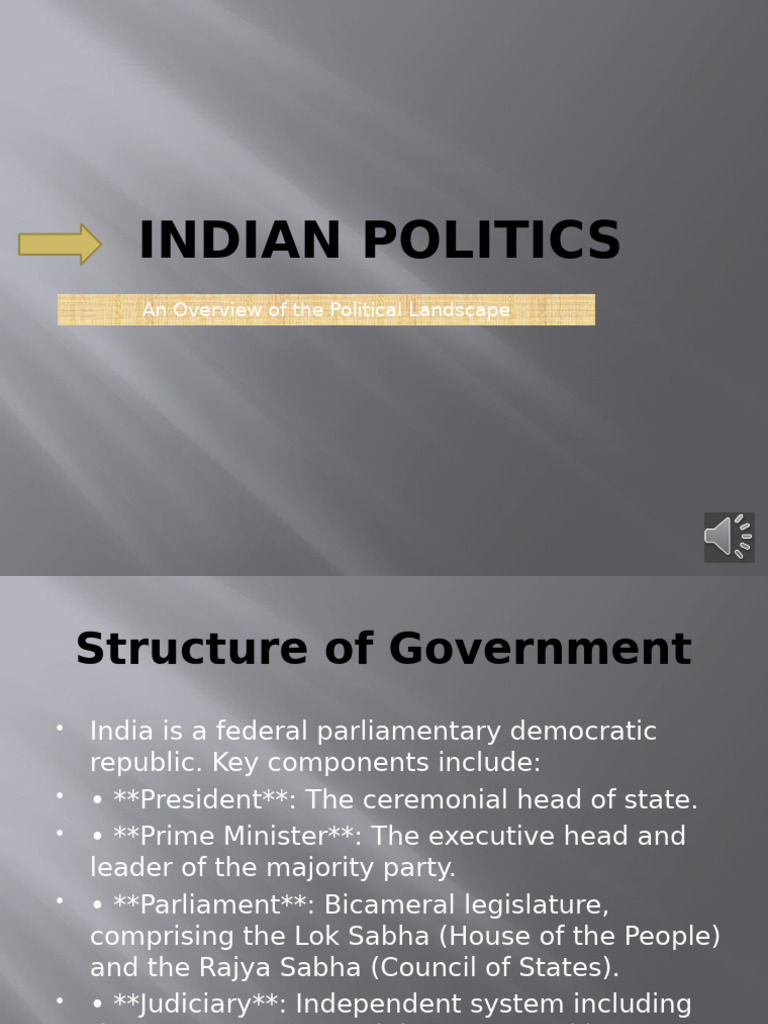 Overview of Indian Political System | PDF