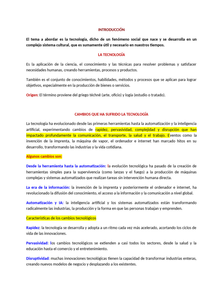 LA TECNOLOGÍA-WPS Office | PDF | Periférico | Hardware de la computadora