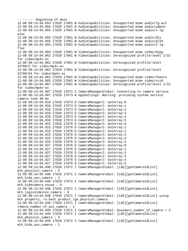 Log Cat 1765174444651 | PDF | Computing | Computer Engineering