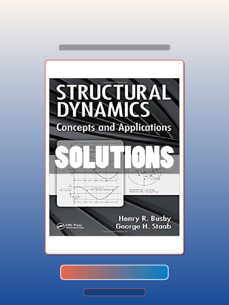 Structural Dynamics Concepts and Applications 1st Edition Busby Ebook ...
