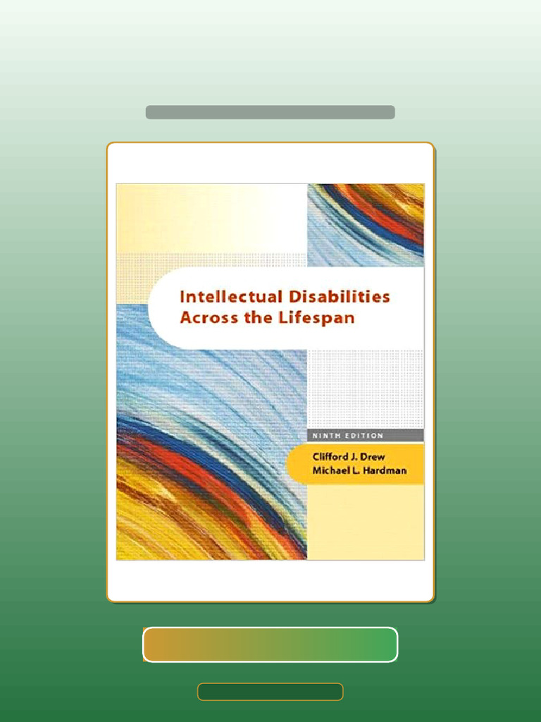 Test Bank of Intellectual Disabilities Across The Lifespan 9th Edition ...