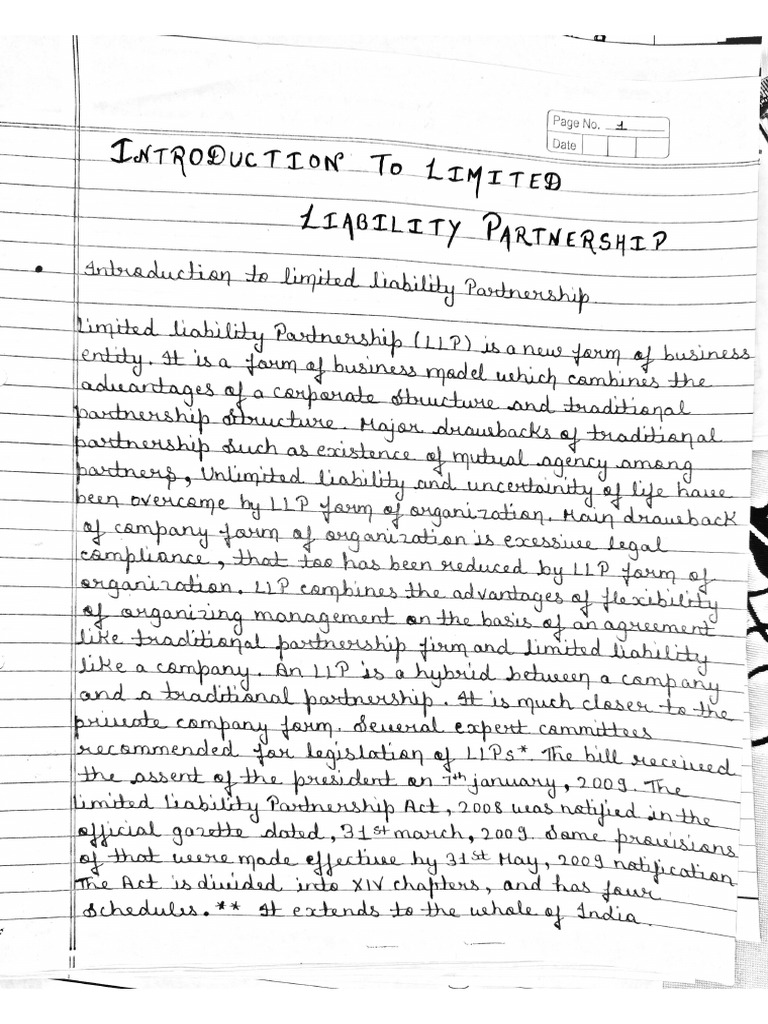 LLP Project | PDF