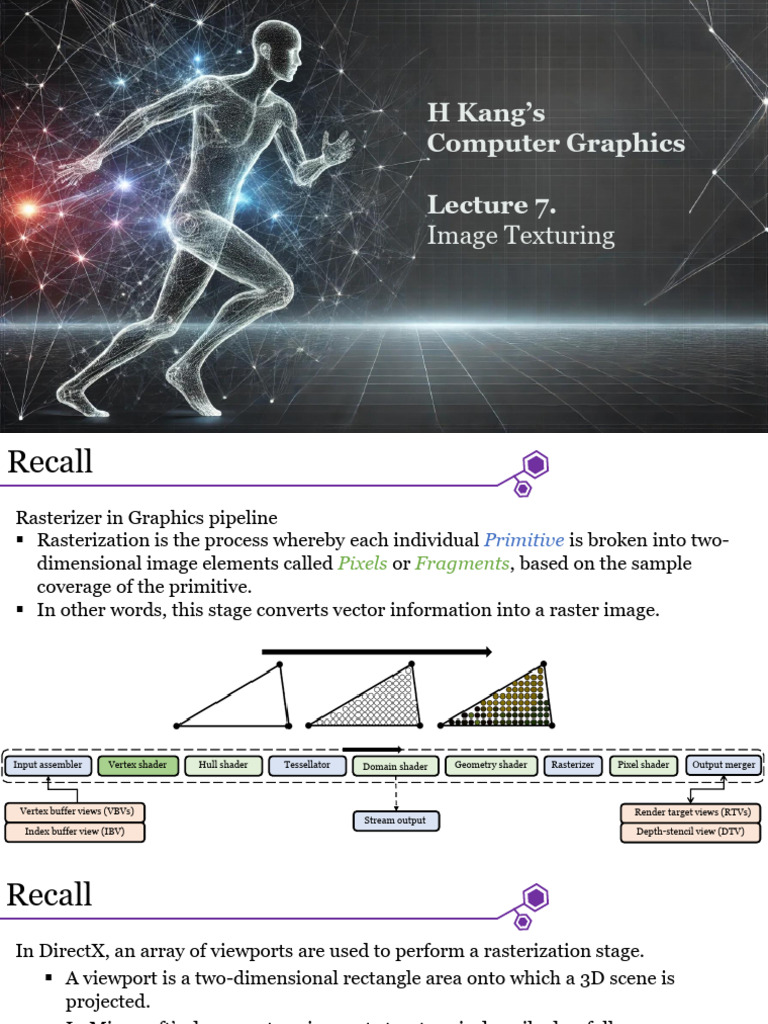 (CG - Ver1) 7 - Image Texturing-1 | PDF | Texture Mapping | Shader